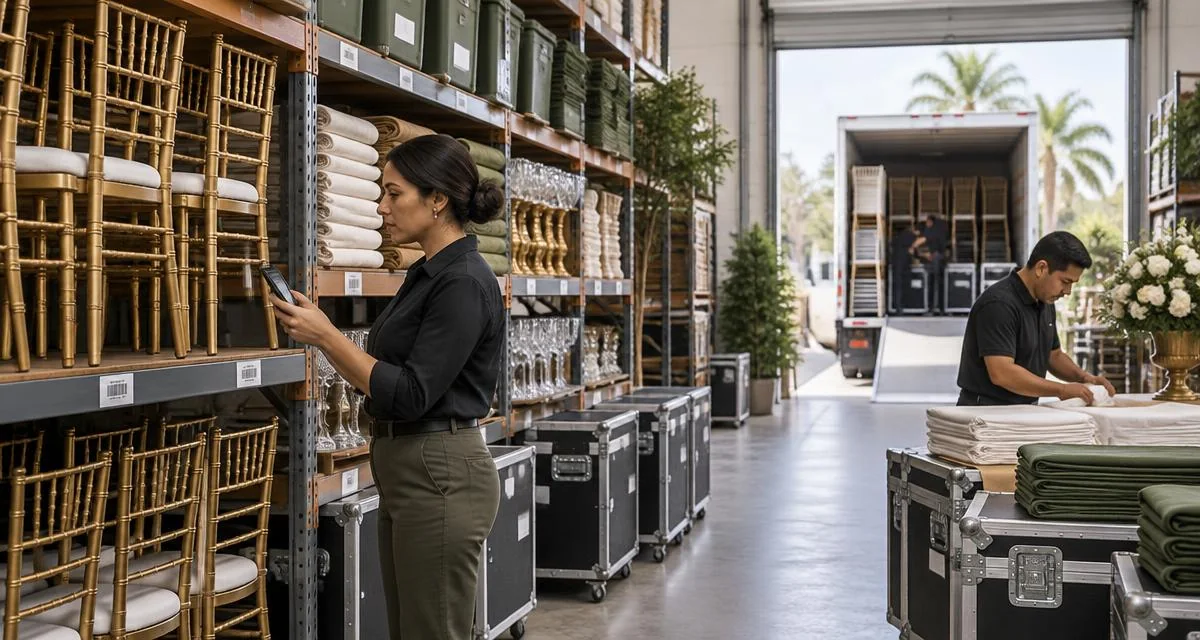 Control de inventario para eventos: evita rentas duplicadas